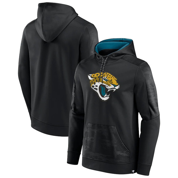 Men's Black Jacksonville Jaguars On The Ball Pullover Hoodie